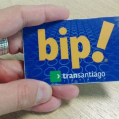 Tarjeta bip!, como pagar o transporte público em Santiago
